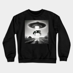 UFO Cow Abduction Crewneck Sweatshirt